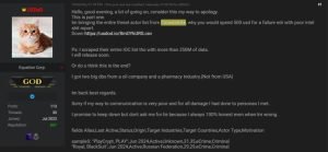 recent blog post has surfaced on the dark web - imedra school